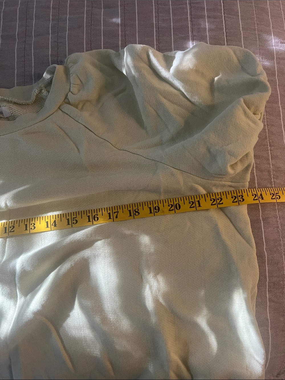Madewell Pale Sage Short Sleeve Sweatshirt - Picture 8 of 10